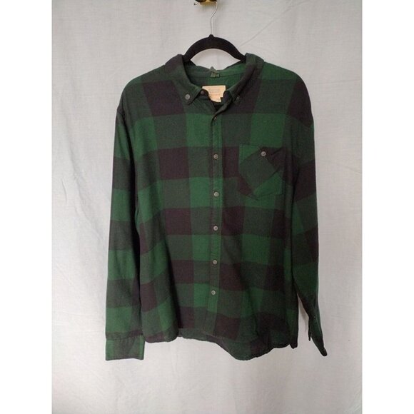 Boston Traders Men's Flannel Shirt Green XL Pre-Owned - Picture 8 of 11